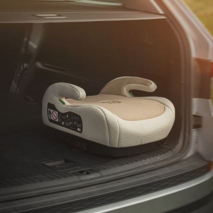 Scaun auto înălțător PETITE&MARS OPTIMUS PRO i-Size 125-150 cm (22-36 kg) bej