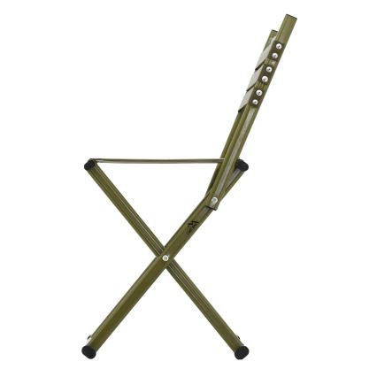 Scaun pliabil de camping cu spătar, verde