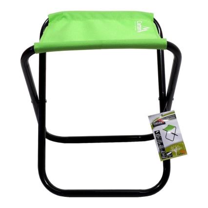 Scaun pliabil de camping verde/negru