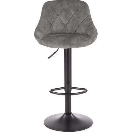 Scaun de bar 106x47 cm gri/negru
