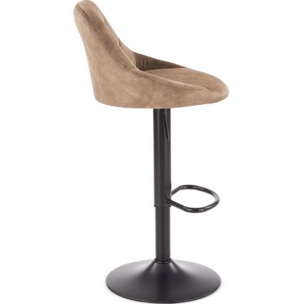 Scaun de bar 106x47 cm negru/maro