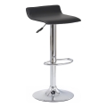 Scaun de bar 84x40 cm negru/crom