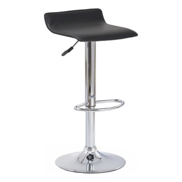 Scaun de bar 84x40 cm negru/crom