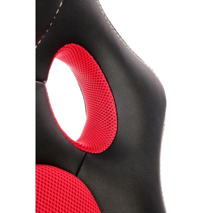 Scaun de birou KENU, negru/roșu