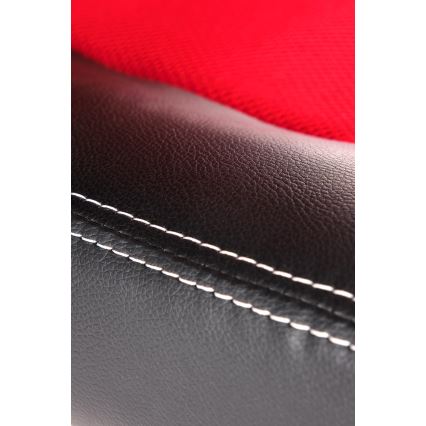 Scaun de birou KENU, negru/roșu