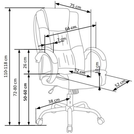 Scaun de birou SELO, bej