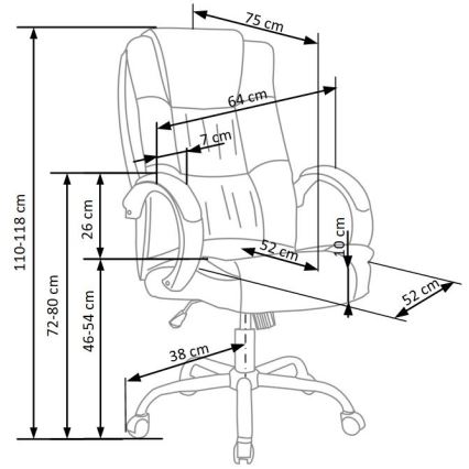 Scaun de birou SELO, maro