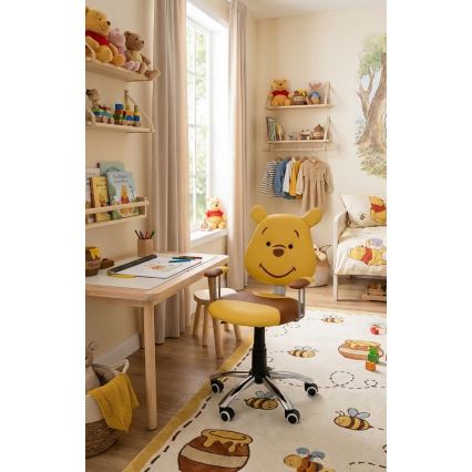 Scaun de birou TEDDY maro/galben