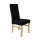 Scaun de dining ALISON, negru/stejar