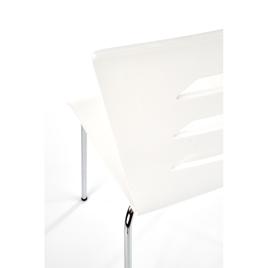 Scaun de dining BALENA, 1 buc., alb