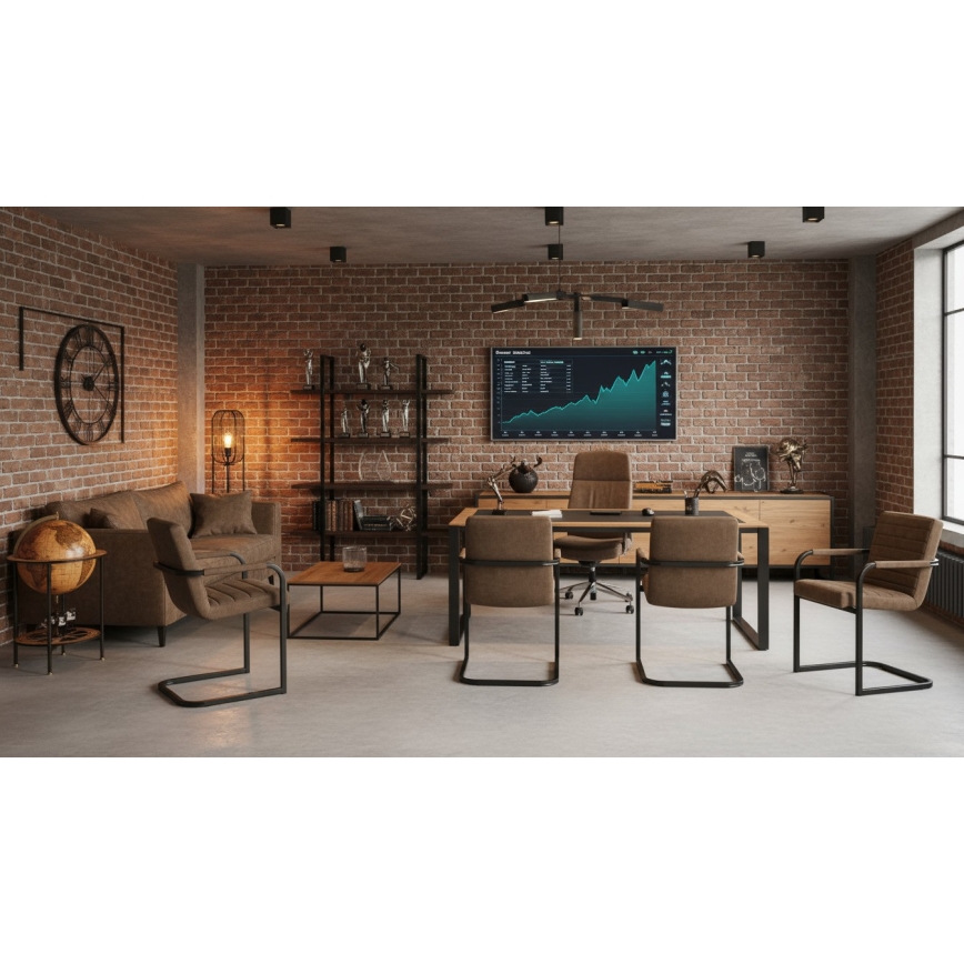 Scaun de dining BART maro