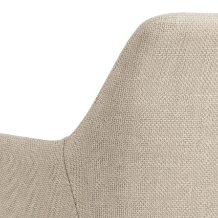 Scaun de dining cu brațe TANYA, 1 buc., bej