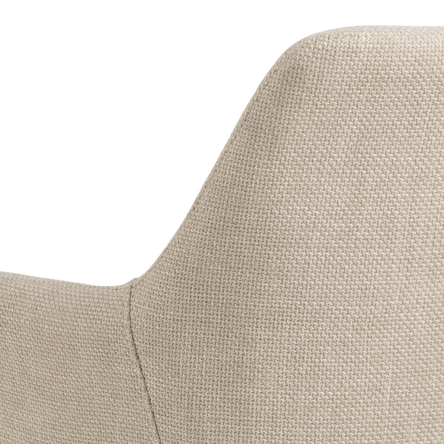 Scaun de dining cu brațe TANYA, 1 buc., bej