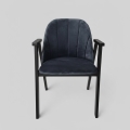 Scaun de dining GARDA, negru/antracit