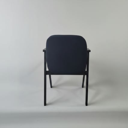 Scaun de dining GARDA, negru/antracit