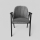 Scaun de dining GARDA negru/gri