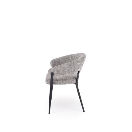 Scaun de dining LOCUS, 1 buc., gri