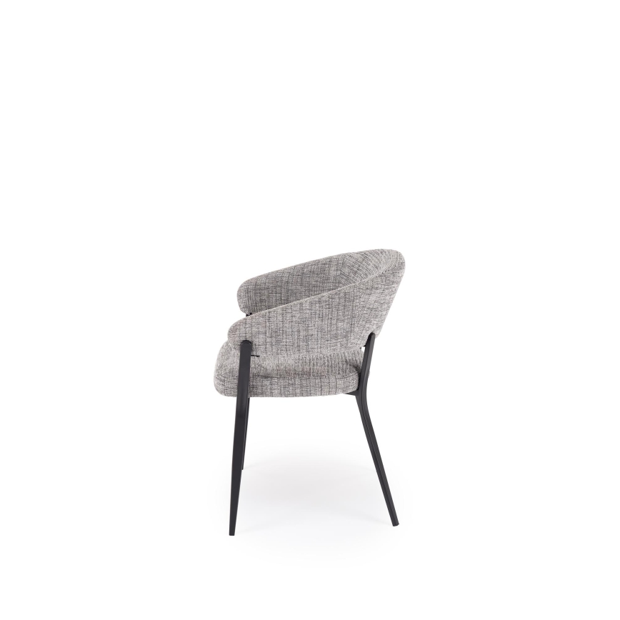 Scaun de dining LOCUS, 1 buc., gri