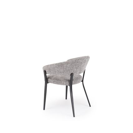 Scaun de dining LOCUS, 1 buc., gri