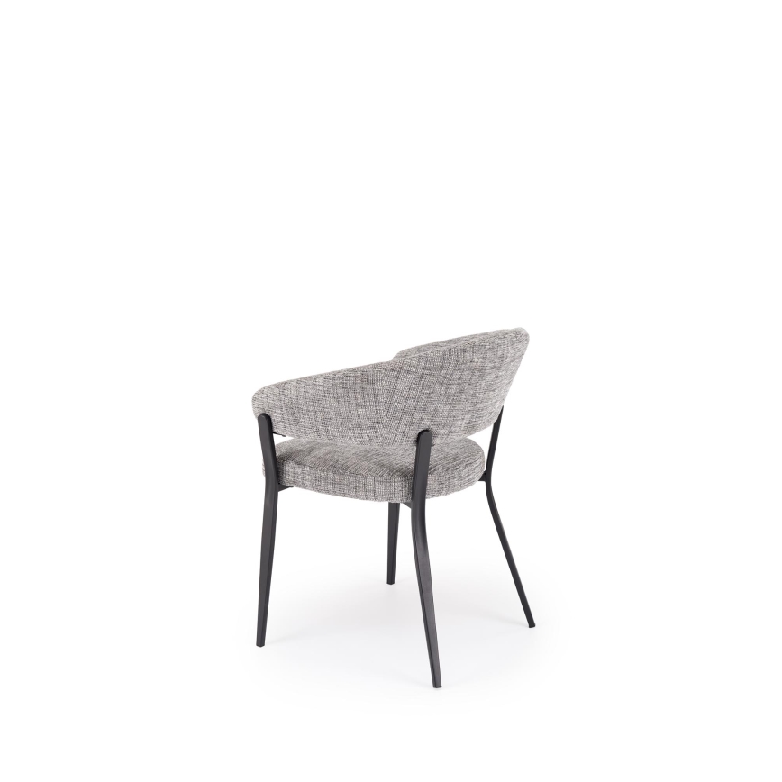 Scaun de dining LOCUS, 1 buc., gri
