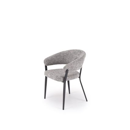 Scaun de dining LOCUS, 1 buc., gri