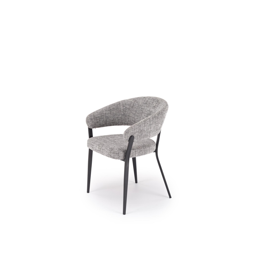 Scaun de dining LOCUS, 1 buc., gri
