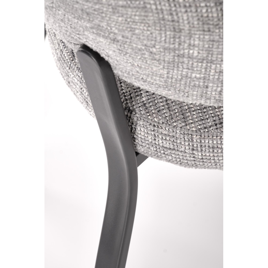 Scaun de dining LOCUS, 1 buc., gri