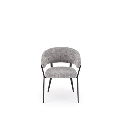 Scaun de dining LOCUS, 1 buc., gri
