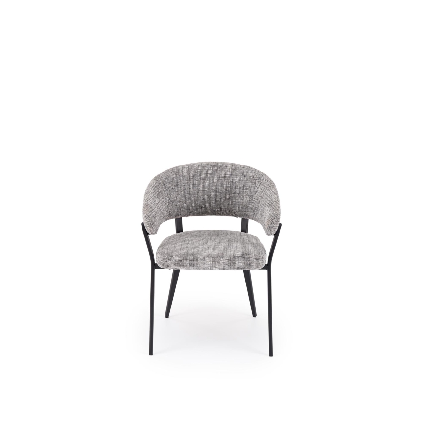 Scaun de dining LOCUS, 1 buc., gri