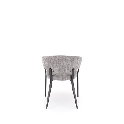 Scaun de dining LOCUS, 1 buc., gri