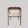 Scaun de dining LUSO nuc/bej