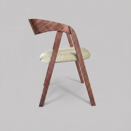 Scaun de dining LUSO nuc/bej