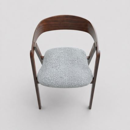 Scaun de dining LUSO nuc/gri