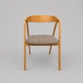 Scaun de dining LUSO, stejar/maro