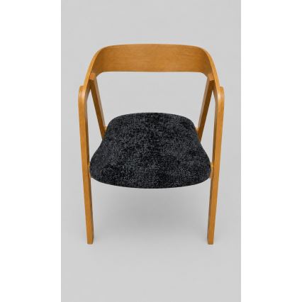 Scaun de dining LUSO, stejar/negru