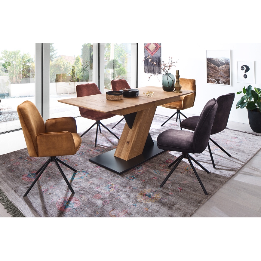 Scaun de dining NEXORO, 1 buc., portocaliu