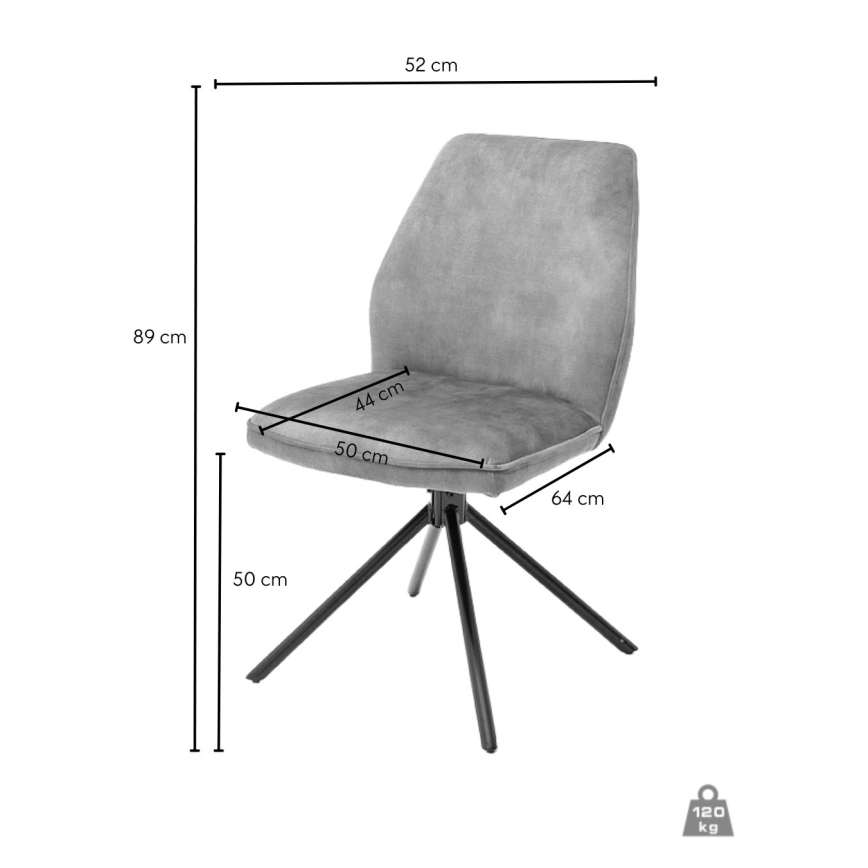 Scaun de dining NEXORO, 1 buc., roșu
