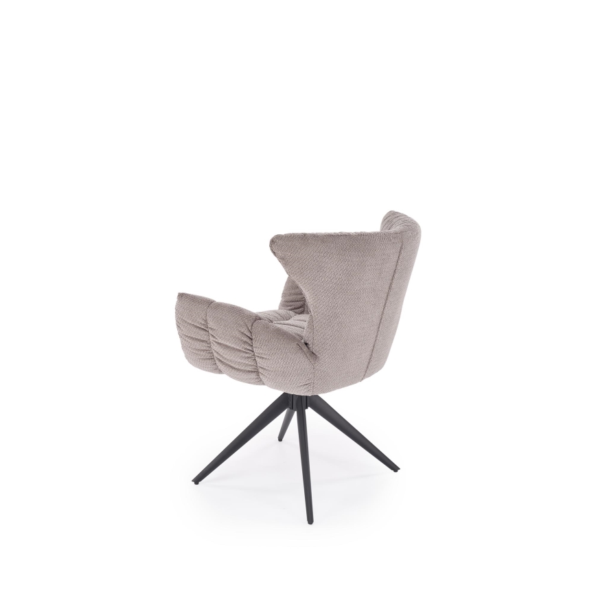 Scaun de dining rotativ SETA, 1 buc., gri