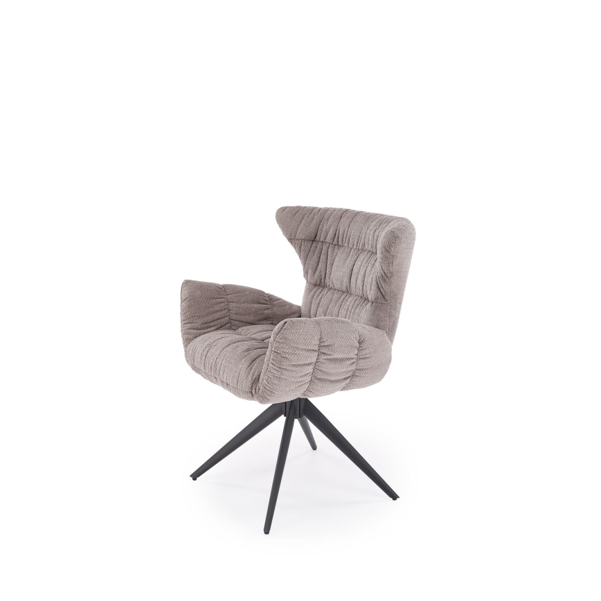Scaun de dining rotativ SETA, 1 buc., gri