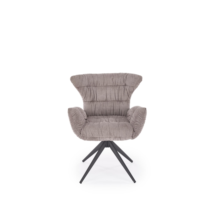Scaun de dining rotativ SETA, 1 buc., gri