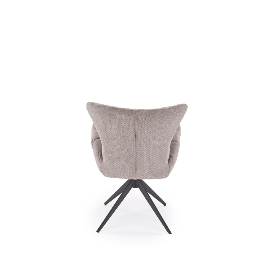 Scaun de dining rotativ SETA, 1 buc., gri