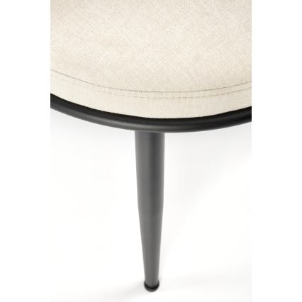 Scaun de dining TILOQ 1 buc. crem