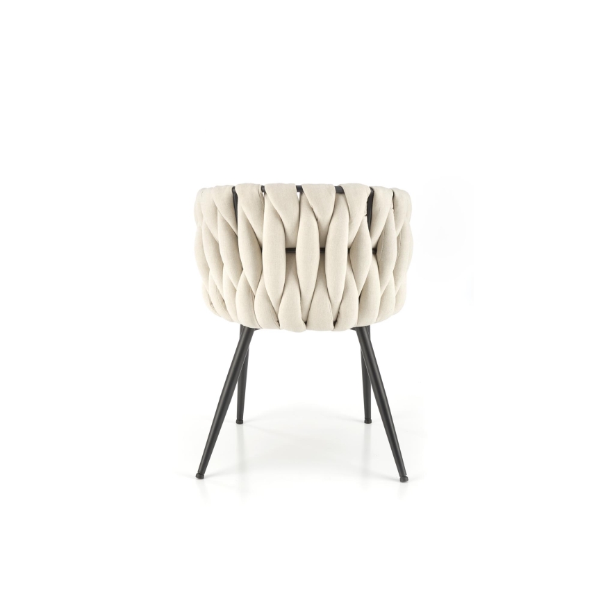 Scaun de dining TILOQ 1 buc. crem