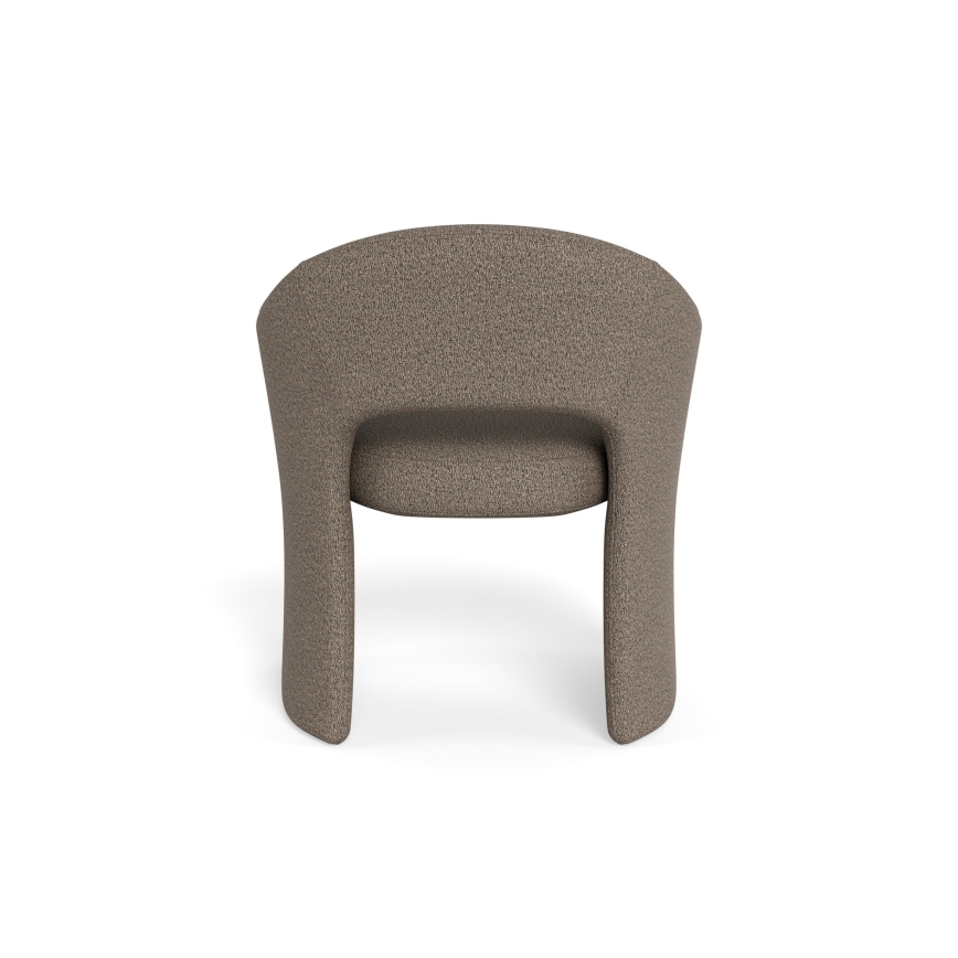 Scaun de dining TORI cu cotiere taupe