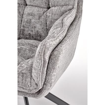 Scaun de dining VENT, 1 buc., gri