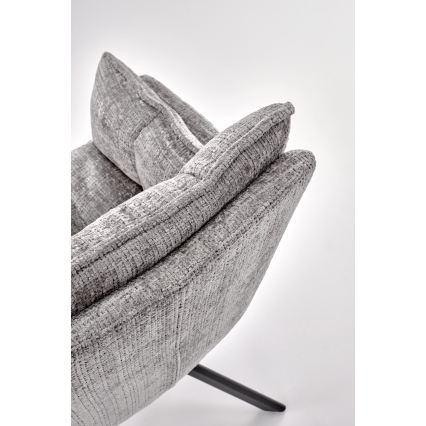 Scaun de dining VENT, 1 buc., gri