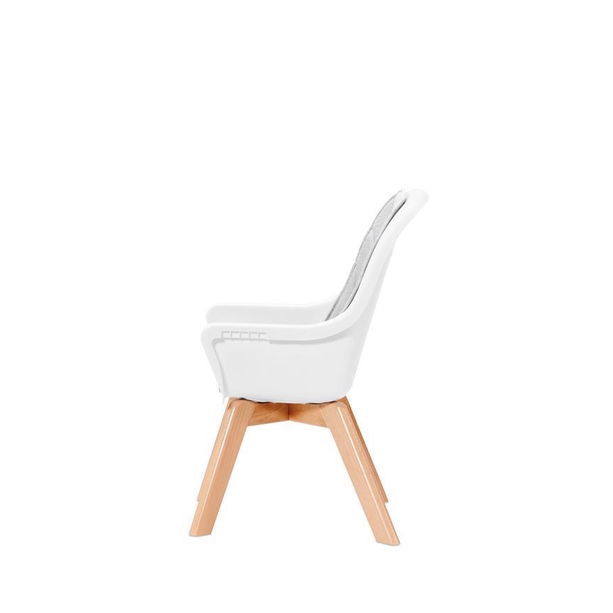 Scaun de masă 2 în 1 pentru bebeluși TIXI gri KINDERKRAFT