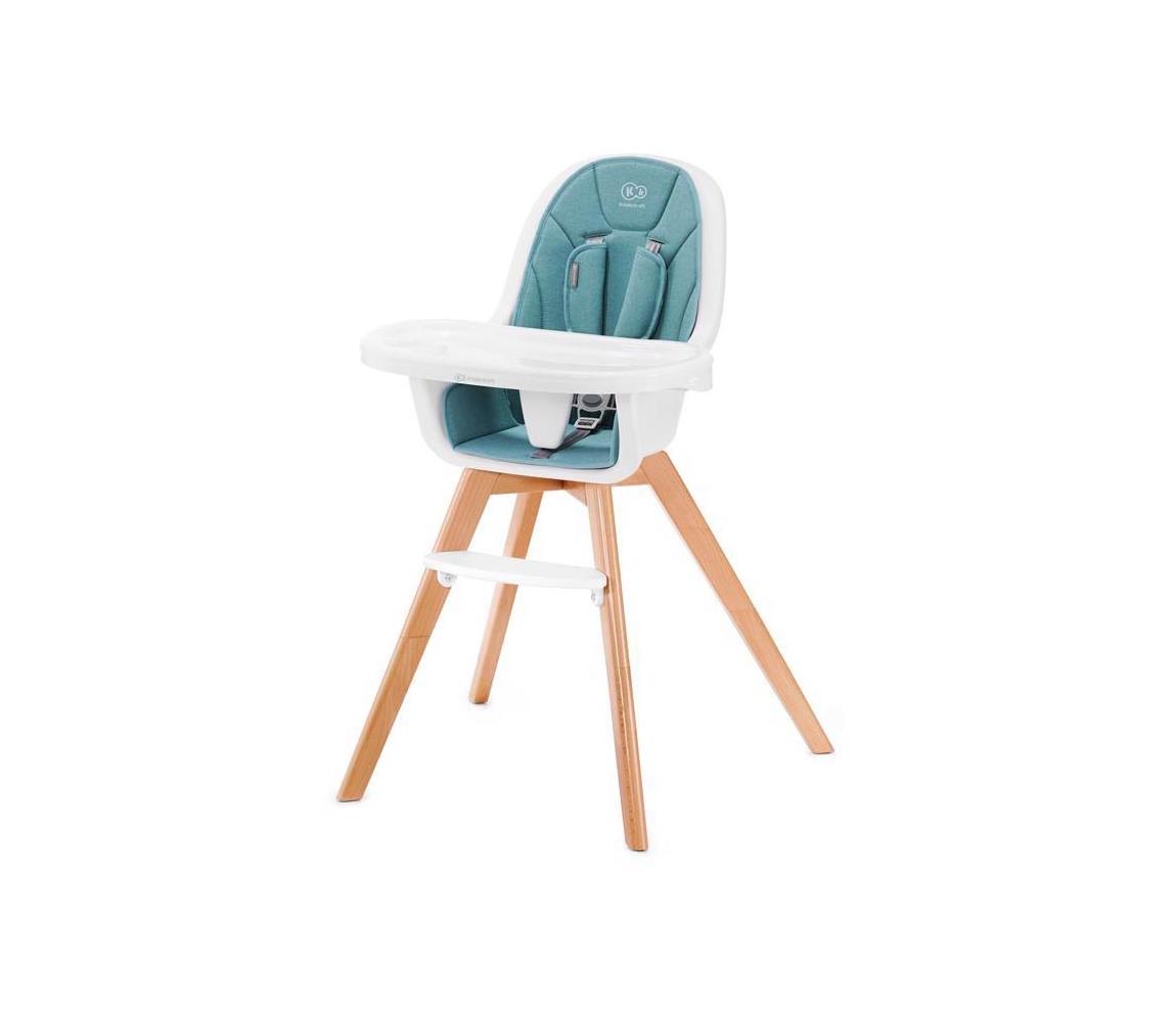 Scaun de masă 2 în 1 pentru bebeluși TIXI turcoaz KINDERKRAFT