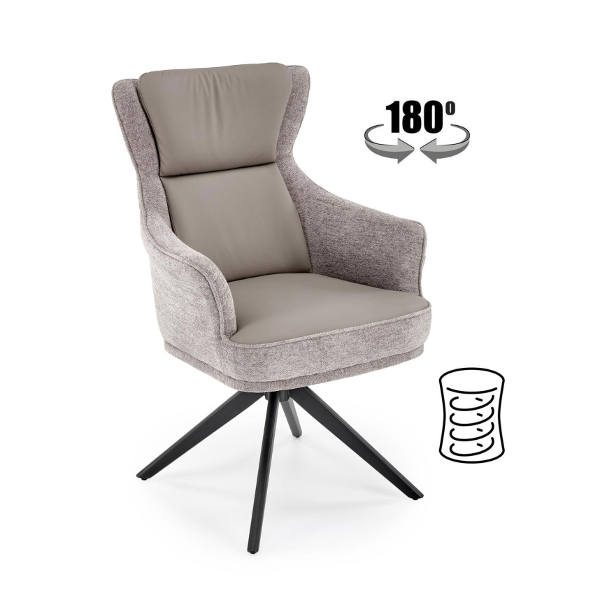 Scaun de masă FUOCO 1 buc gri