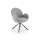 Scaun de masă KIVA, 1 buc., gri